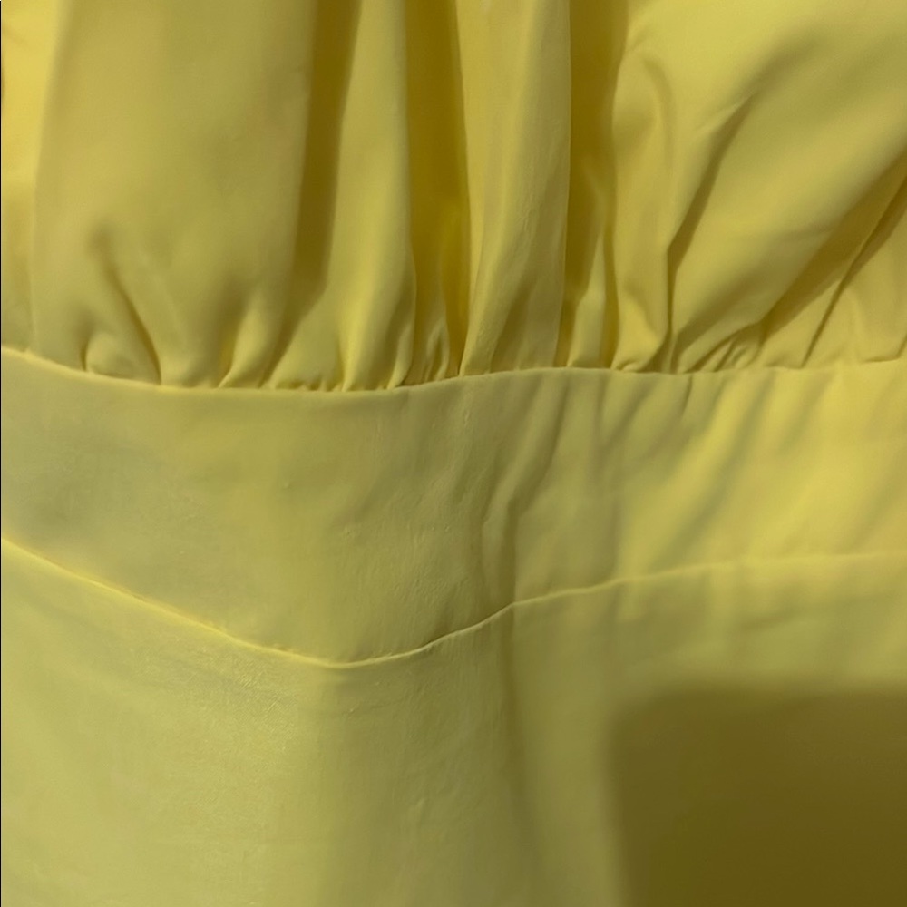 SHEIN One Shoulder Yellow Dress - Picture 4 of 11